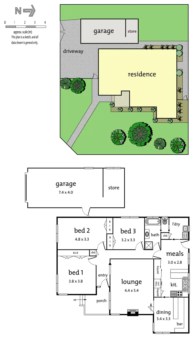 Floorplan of Homely house listing, 60 Purches Street, Mitcham VIC 3132