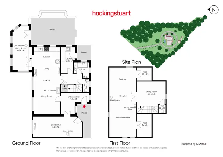 Floorplan of Homely house listing, 239 Dairy Flat Road, Musk VIC 3461