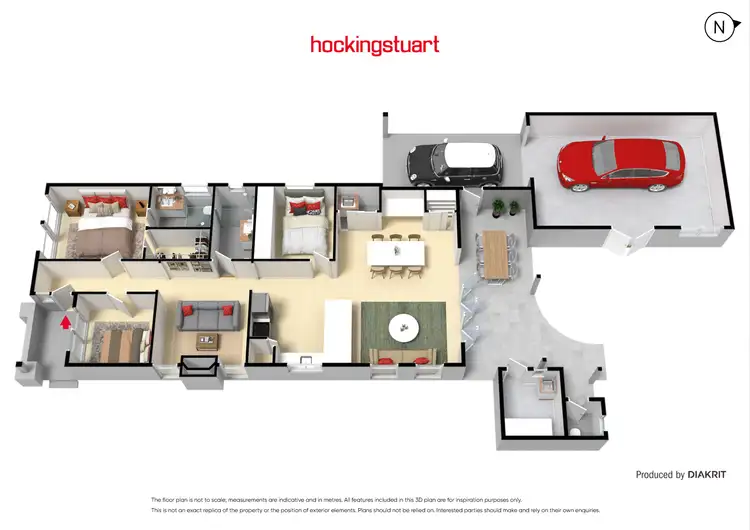 Floorplan of Homely house listing, 504 Gregory Street, Soldiers Hill VIC 3350