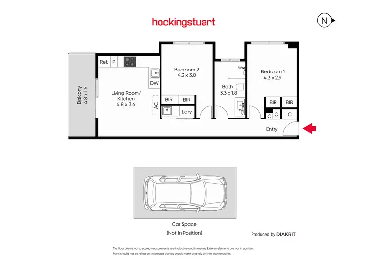 Floorplan of Homely apartment listing, 5/815 Centre Road, Bentleigh East VIC 3165