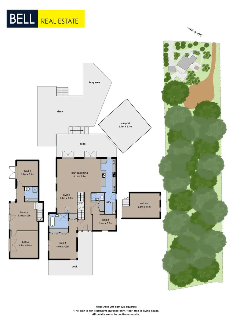 Floorplan of Homely house listing, 36 Belgrave-Ferny Creek Road, Ferny Creek VIC 3786