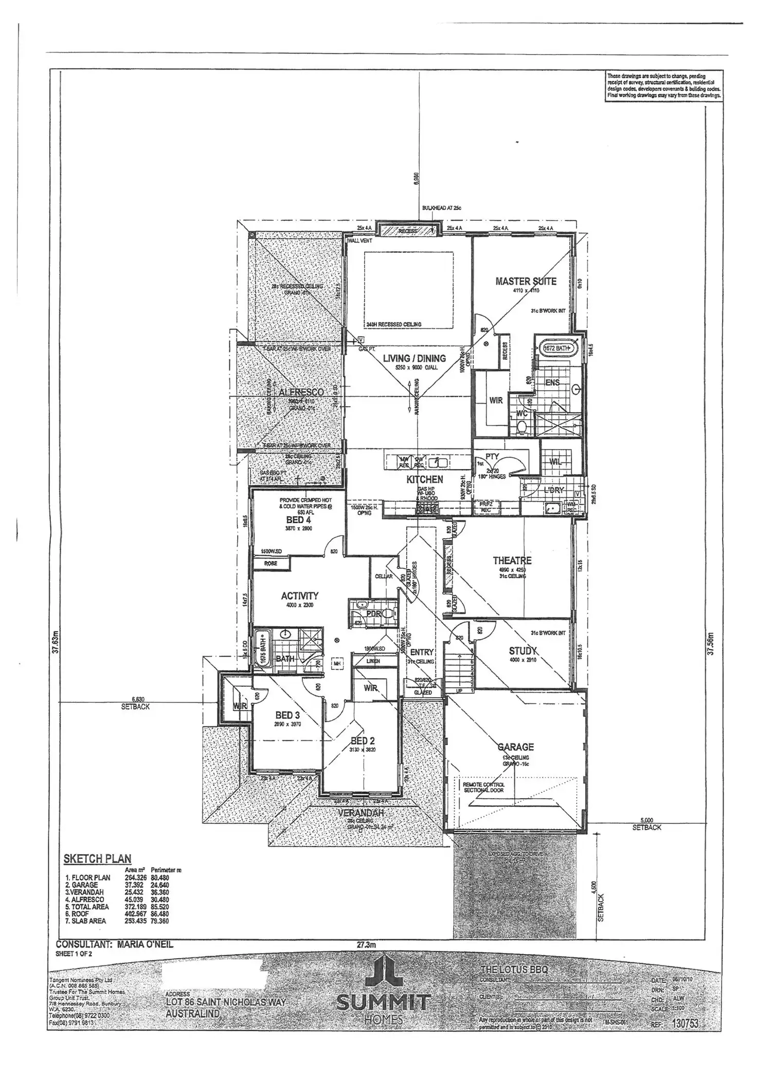 Floorplan of Homely house listing, 13 St Nicholas Way, Australind WA 6233