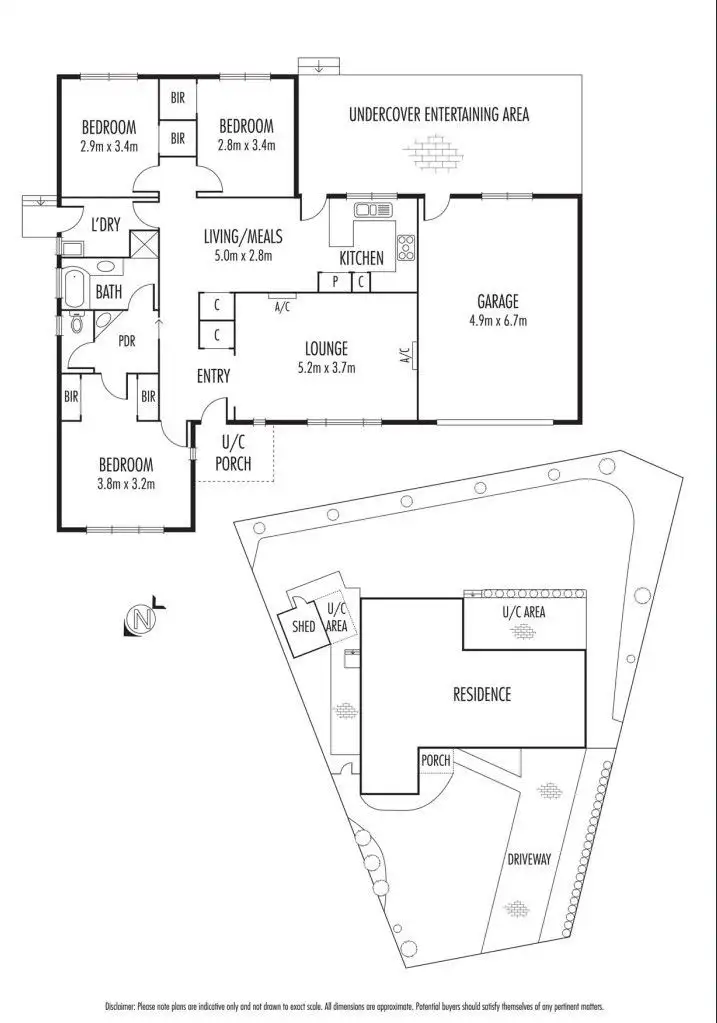 Floorplan of Homely house listing, 7 Ferneaux Place, Melton West VIC 3337