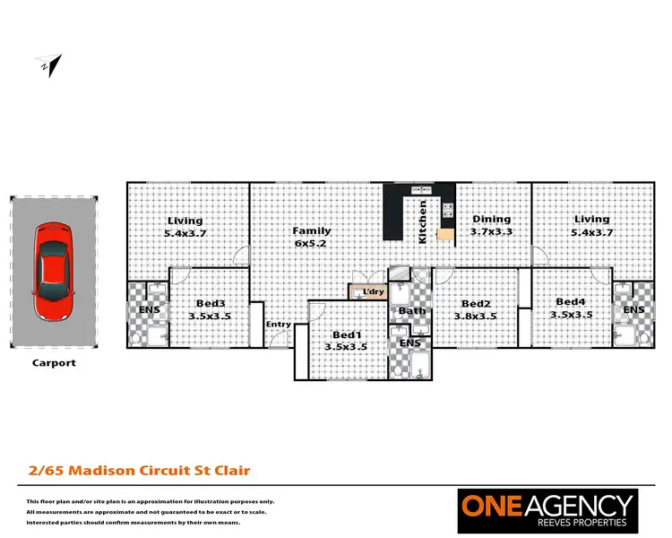 Floorplan of Homely house listing, 2/65 Madison Circuit, St Clair NSW 2759