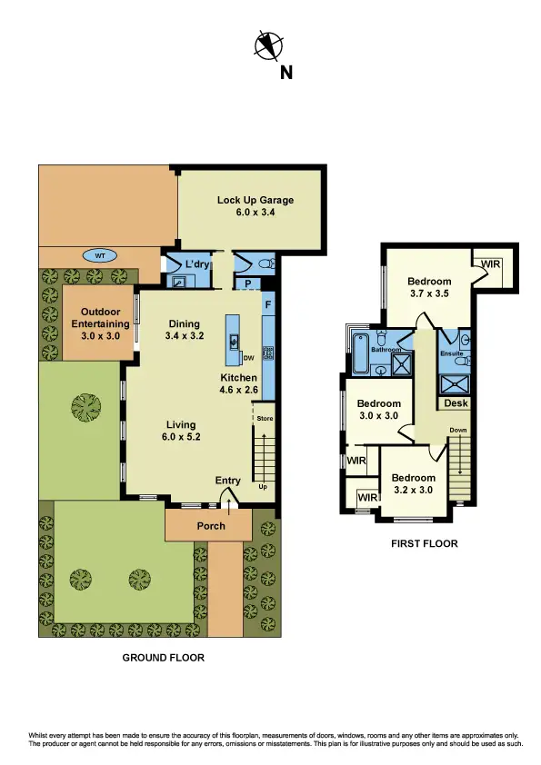 Floorplan of Homely townhouse listing, 87 Newcastle Street, Newport VIC 3015