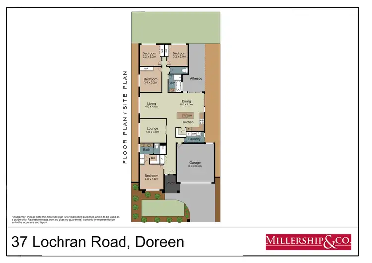 Floorplan of Homely house listing, 37 Lochran Road, Doreen VIC 3754