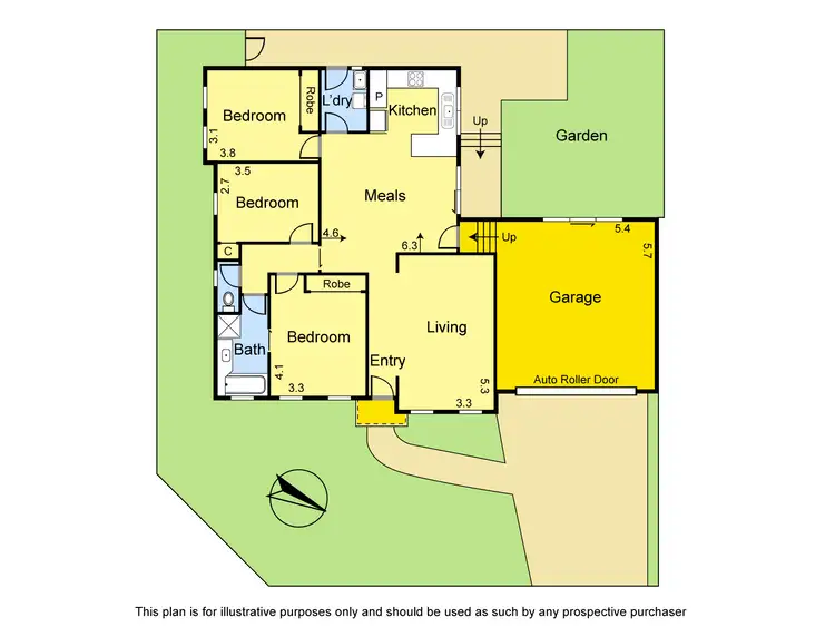 Floorplan of Homely house listing, 21 Howard Street, Greensborough VIC 3088
