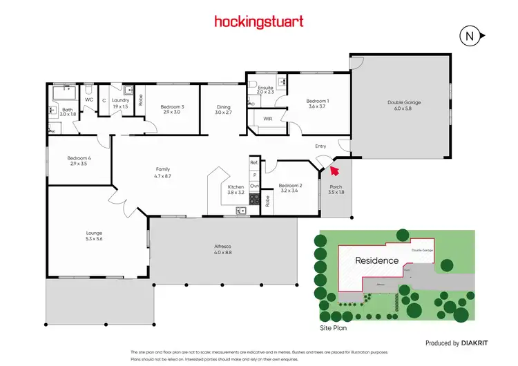 Floorplan of Homely house listing, 381 Waterfall Gully Road, Rosebud VIC 3939