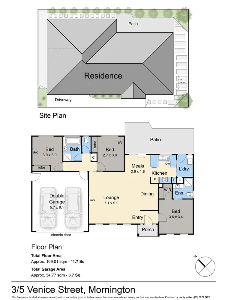 Floorplan of Homely house listing, 3/5 Venice Street, Mornington VIC 3931
