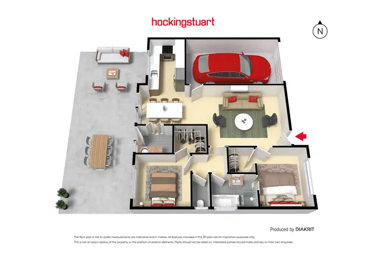 Floorplan of Homely house listing, 1/32 Brooklyn Road, Melton South VIC 3338