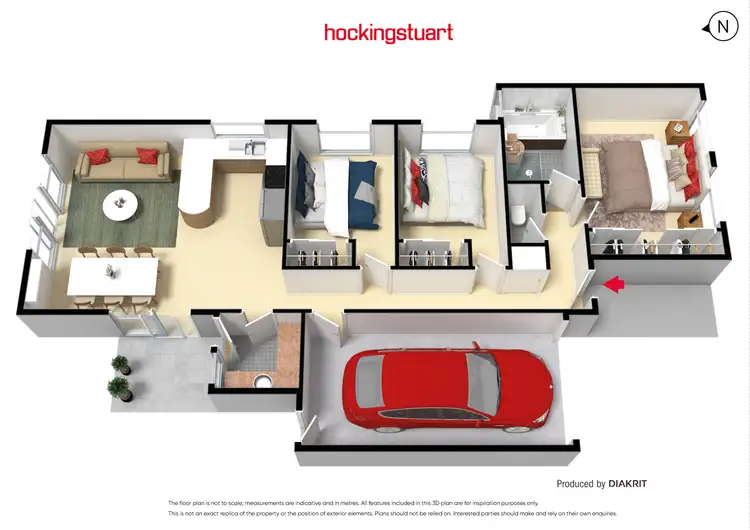 Floorplan of Homely unit listing, 20/41-45 Gretel Grove, Melton VIC 3337