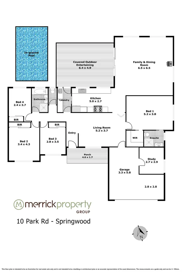 Floorplan of Homely house listing, 10 Park Road, Springwood NSW 2777