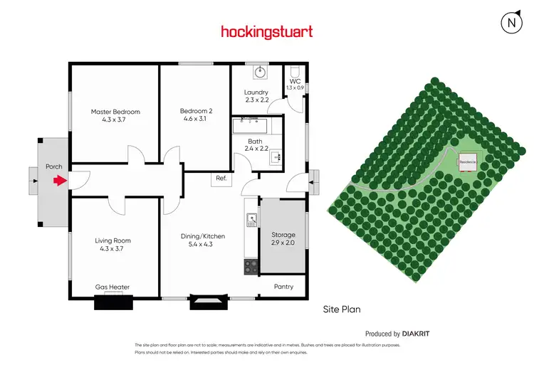 Floorplan of Homely house listing, 245 Daylesford trentham Road, Daylesford VIC 3460