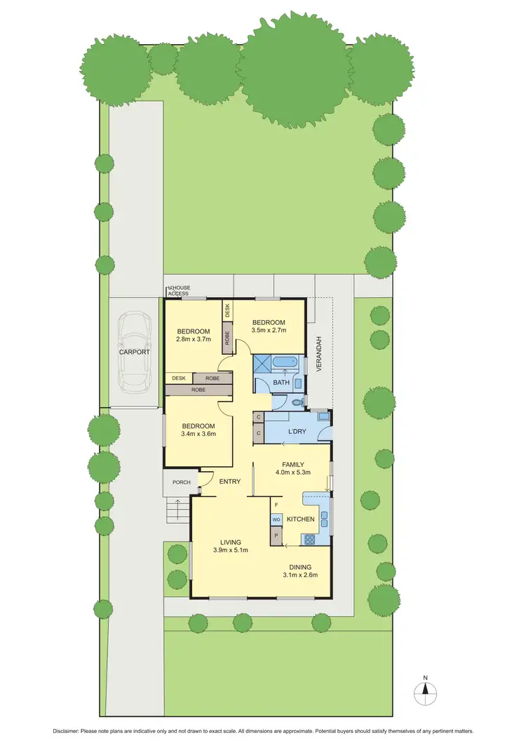 Floorplan of Homely house listing, 46 Plenty River Drive, Greensborough VIC 3088