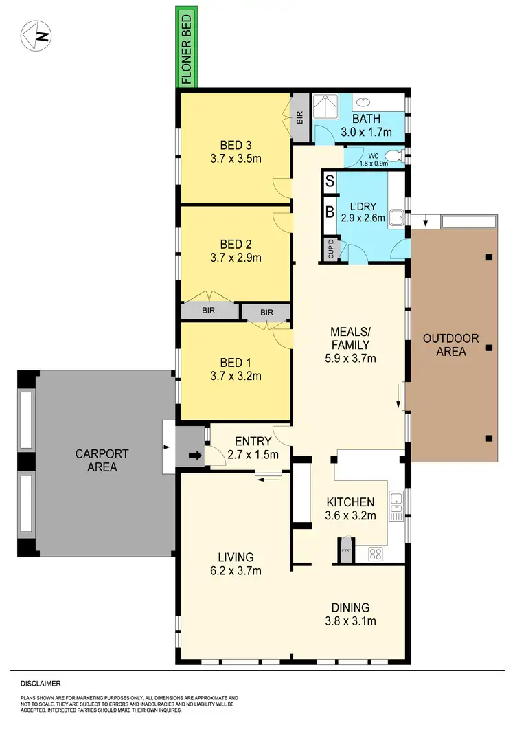 Floorplan of Homely house listing, 11 Cromwell Street, Sebastopol VIC 3356