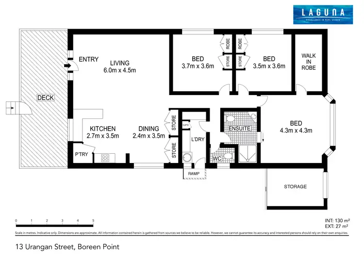 Floorplan of Homely house listing, 13 Urangan Street, Boreen Point QLD 4565