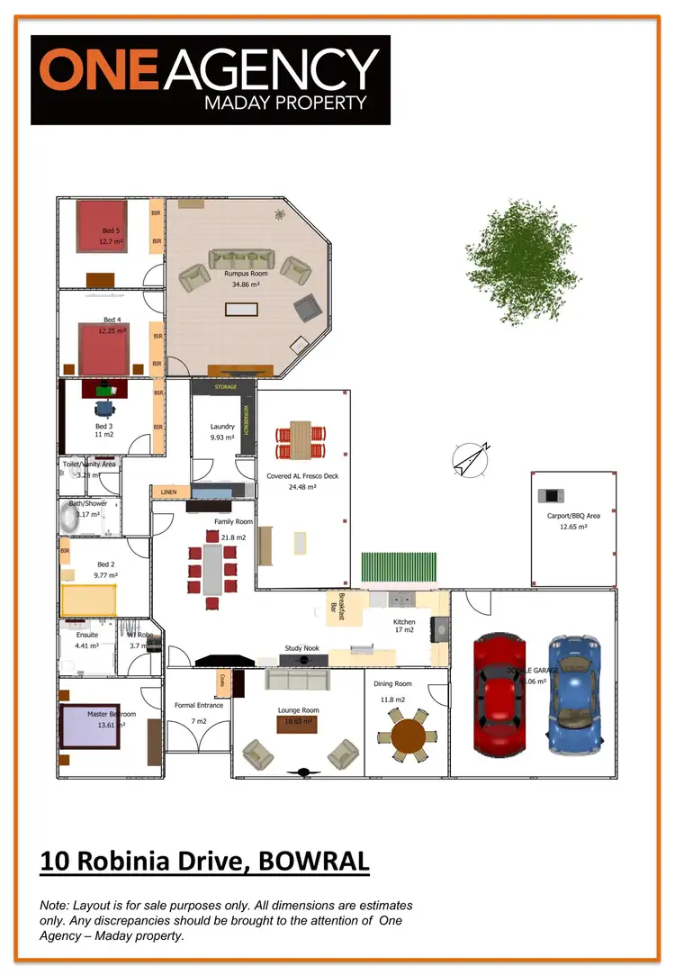 Floorplan of Homely house listing, 10 Robinia Drive, Bowral NSW 2576