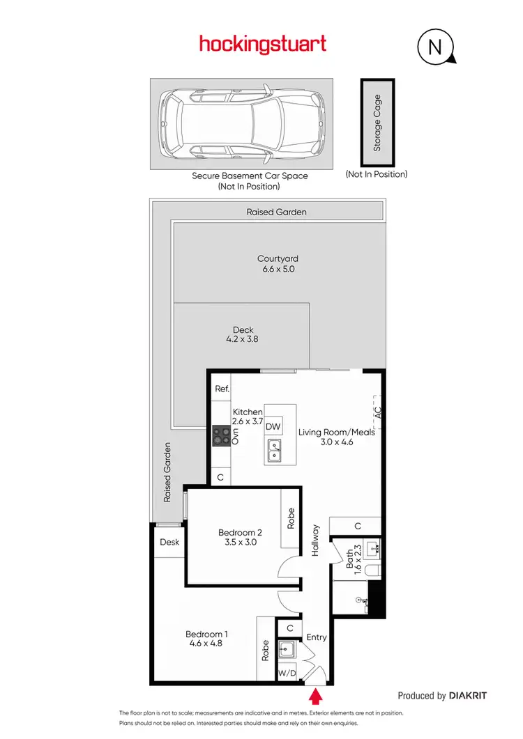 Floorplan of Homely apartment listing, 1/8 Gordon Grove, Malvern VIC 3144