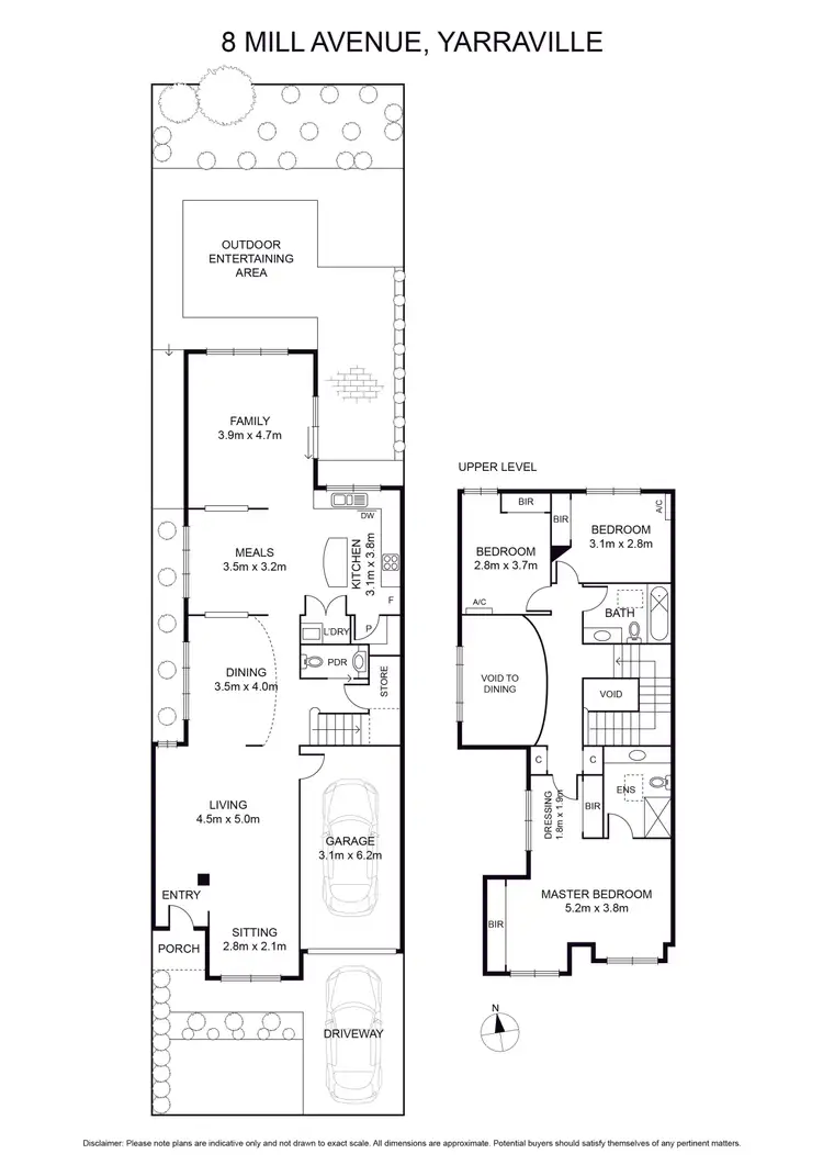 Floorplan of Homely house listing, 8 Mill Avenue, Yarraville VIC 3013