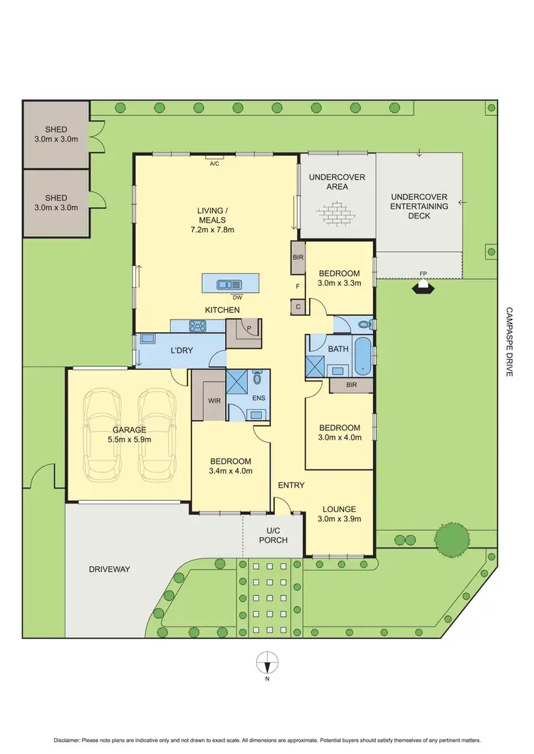 Floorplan of Homely house listing, 129 Oakbank Boulevard, Whittlesea VIC 3757