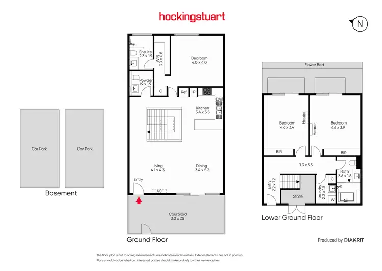 Floorplan of Homely townhouse listing, 8/19 Trent Street, Glen Iris VIC 3146