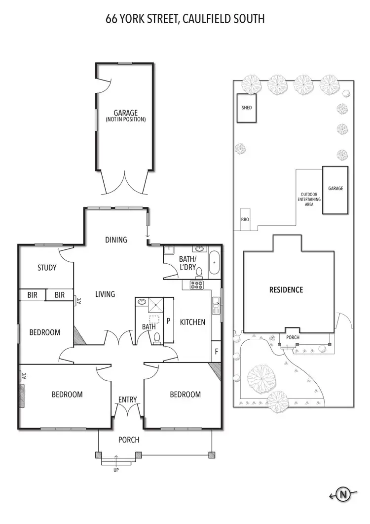 Floorplan of Homely house listing, 66 York Street, Caulfield South VIC 3162