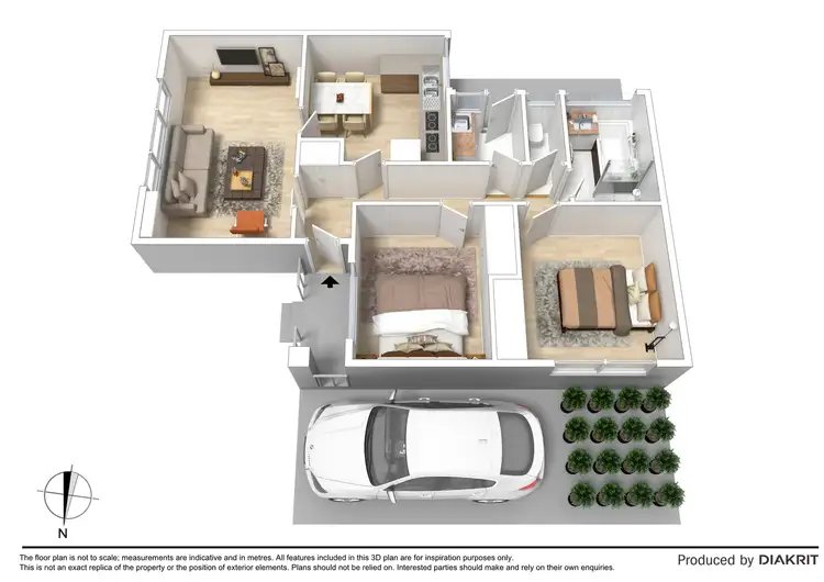 Floorplan of Homely apartment listing, 2/157 Glen Eira Road, St Kilda East VIC 3183