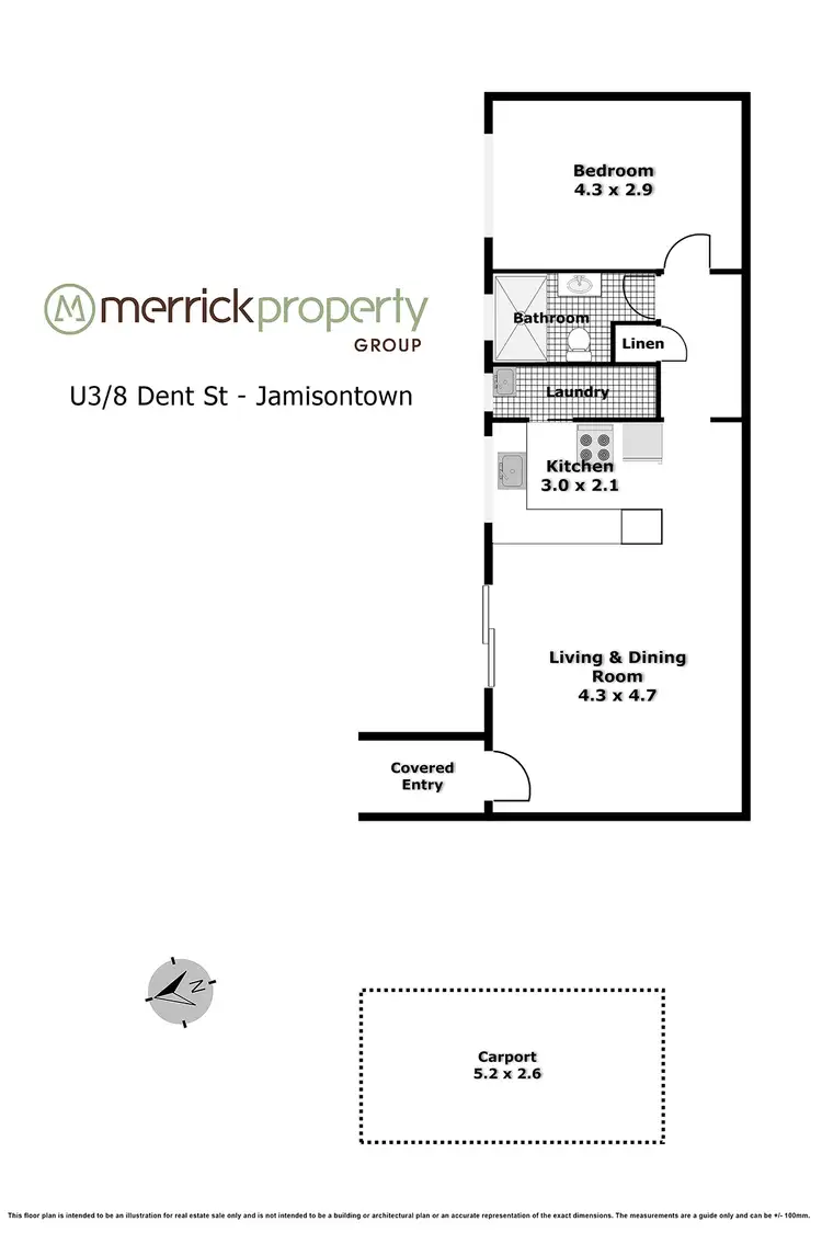 Floorplan of Homely unit listing, 3/8 Dent Street, Jamisontown NSW 2750