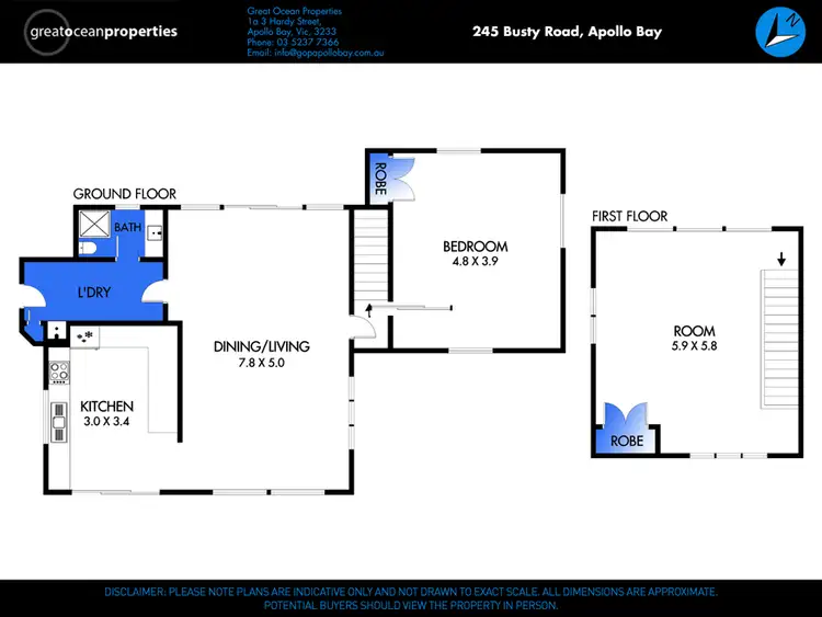 Floorplan of Homely house listing, 245 Busty Road, Apollo Bay VIC 3233