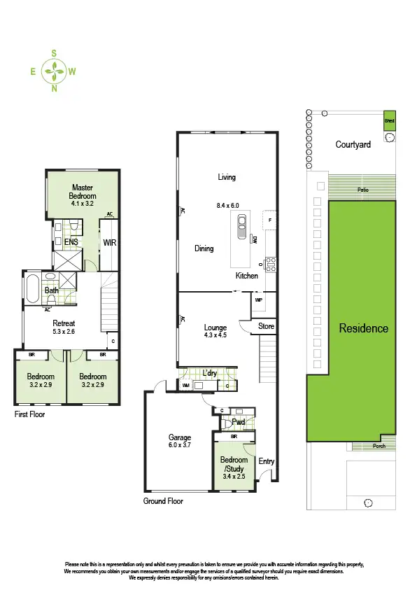 Floorplan of Homely townhouse listing, 28 Glover Street, Bentleigh East VIC 3165
