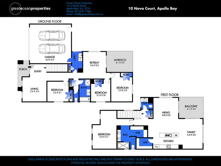 Floorplan of Homely house listing, 10 Nova Court, Apollo Bay VIC 3233