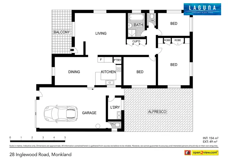 Floorplan of Homely house listing, 28 Inglewood Road, Monkland QLD 4570
