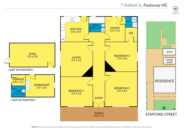 Floorplan of Homely house listing, 7 Stafford Street, Footscray VIC 3011