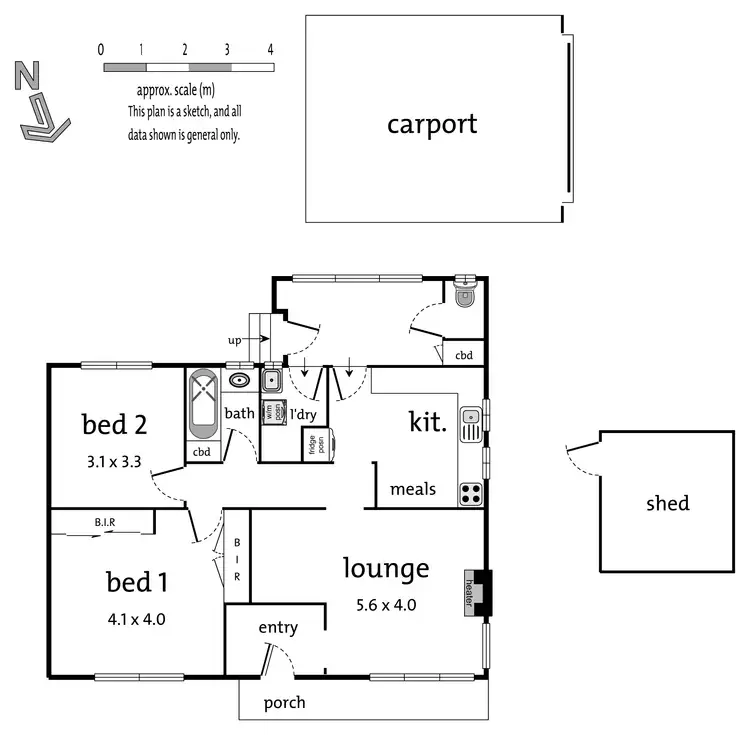 Floorplan of Homely house listing, 5 Everard Road, Ringwood East VIC 3135