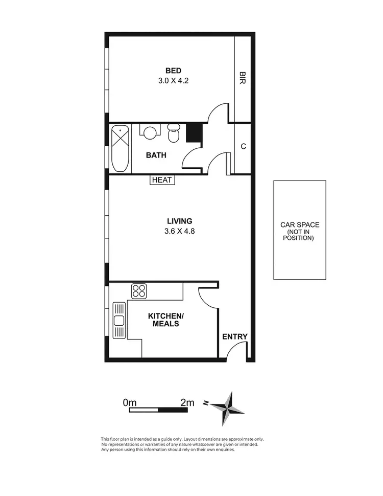 Floorplan of Homely apartment listing, 19/32 Power Street, Hawthorn VIC 3122