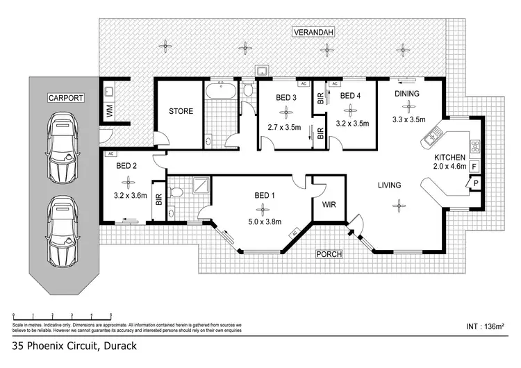 Floorplan of Homely house listing, 35 Phoenix Circuit, Durack NT 830