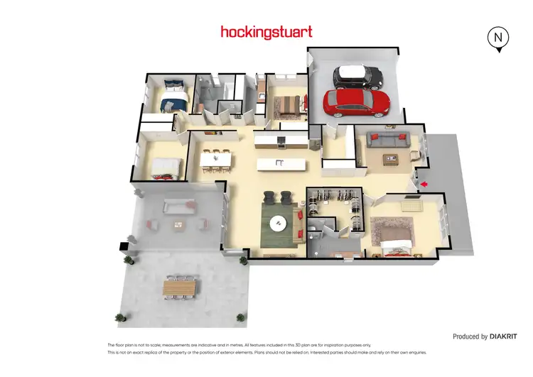 Floorplan of Homely house listing, 14 Eaglehawk Boulevard, Eynesbury VIC 3338