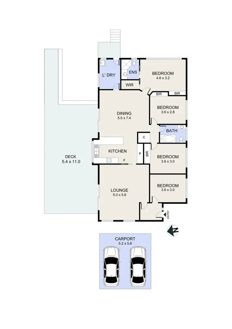 Floorplan of Homely house listing, 22 Endeavour Drive, Torquay VIC 3228