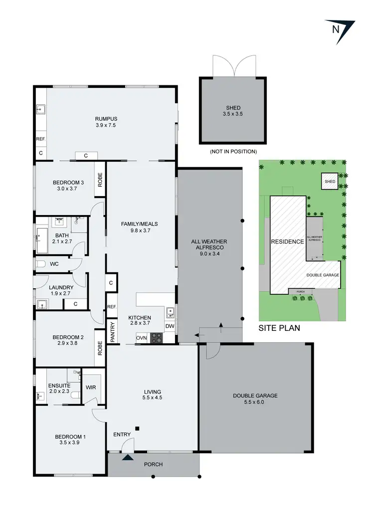 Floorplan of Homely house listing, 24 Glendenning Rise, Mornington VIC 3931