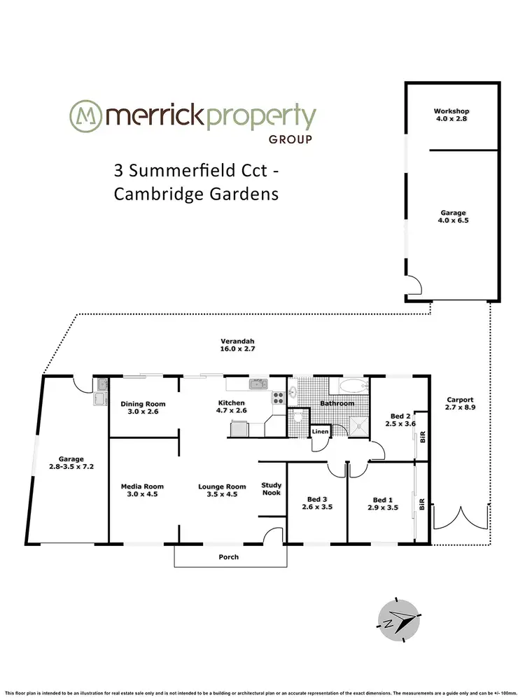 Floorplan of Homely house listing, 3 Summerfield Circuit, Cambridge Gardens NSW 2747