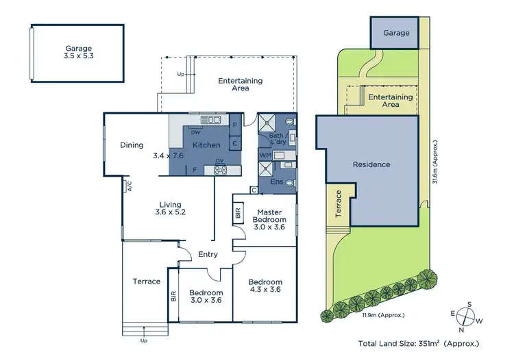 Floorplan of Homely unit listing, 1/410 Springfield Road, Mitcham VIC 3132