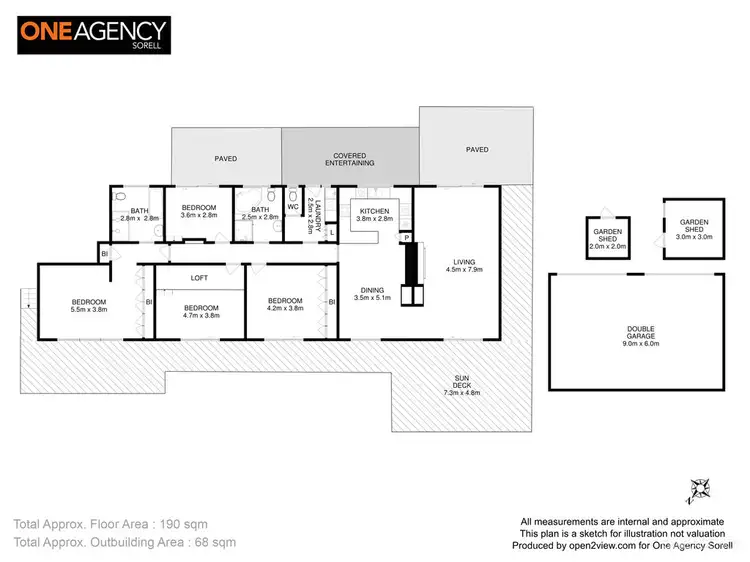 Floorplan of Homely house listing, 644 Dorans Road, Sandford TAS 7020