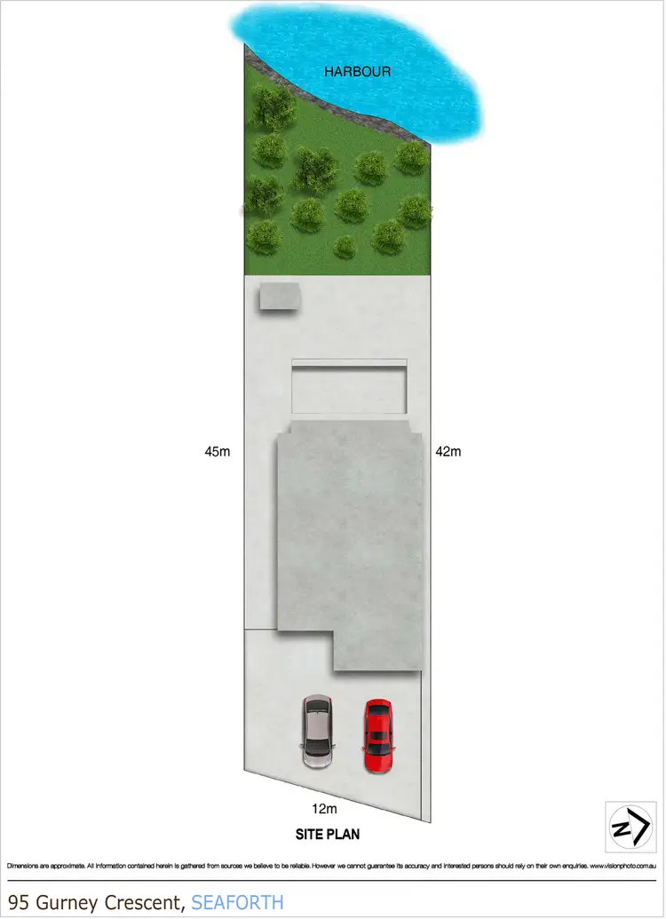 Floorplan of Homely land listing, 95 Gurney Crescent, Seaforth NSW 2092