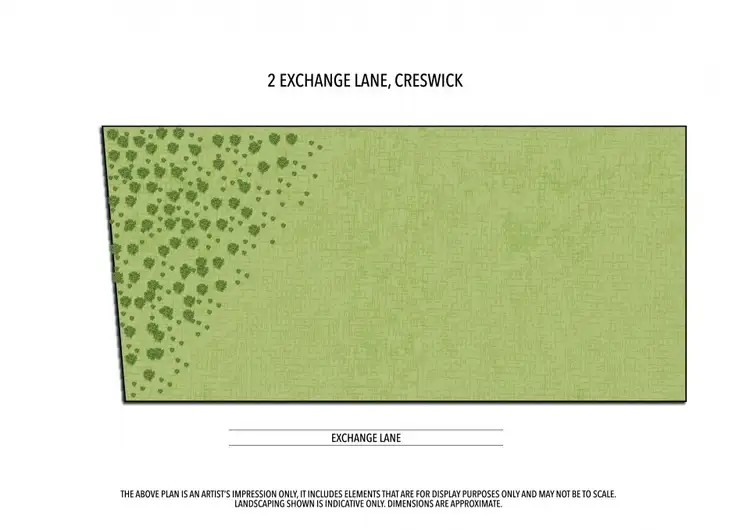 Floorplan of Homely land listing, 2 Exchange Lane, Creswick VIC 3363