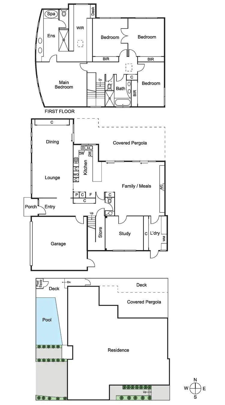 Floorplan of Homely house listing, 5 Carinya Crescent, Caulfield North VIC 3161