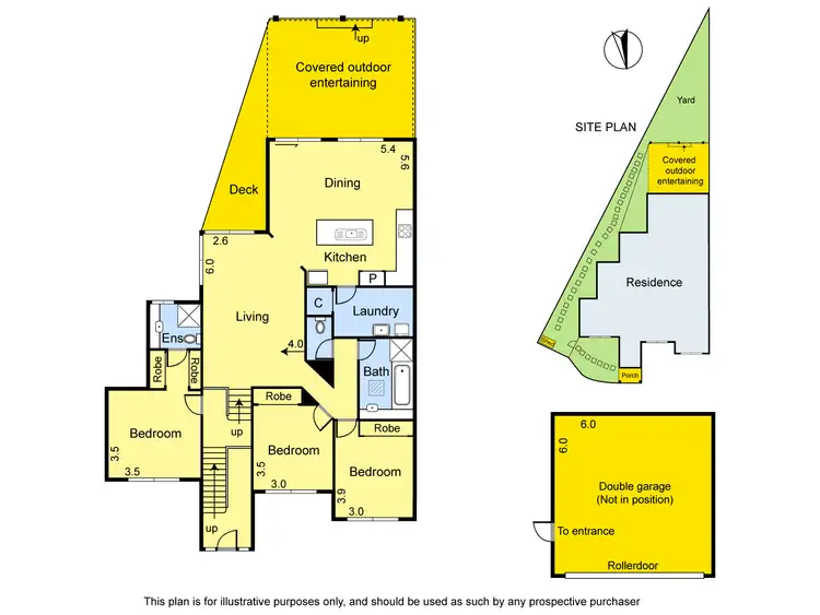 Floorplan of Homely townhouse listing, 2/157 Henry Street, Greensborough VIC 3088