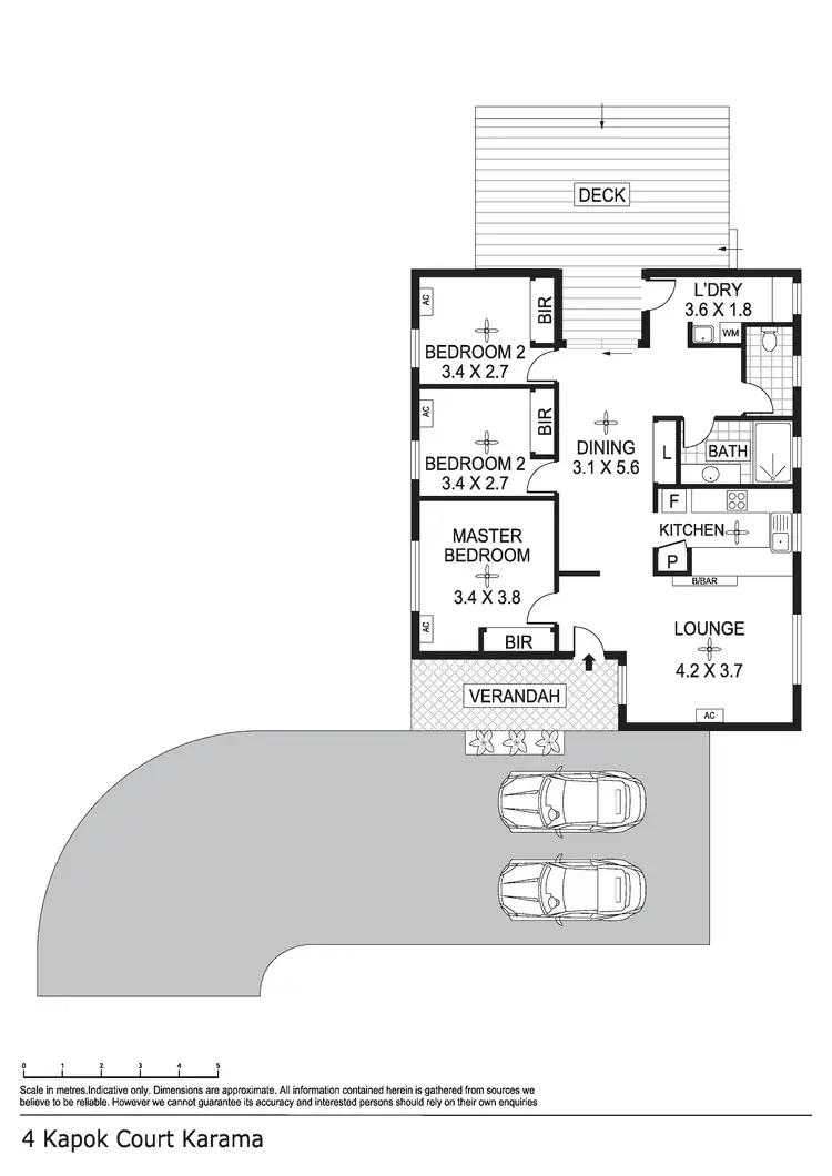 Floorplan of Homely house listing, 4 Kapok Court, Karama NT 812
