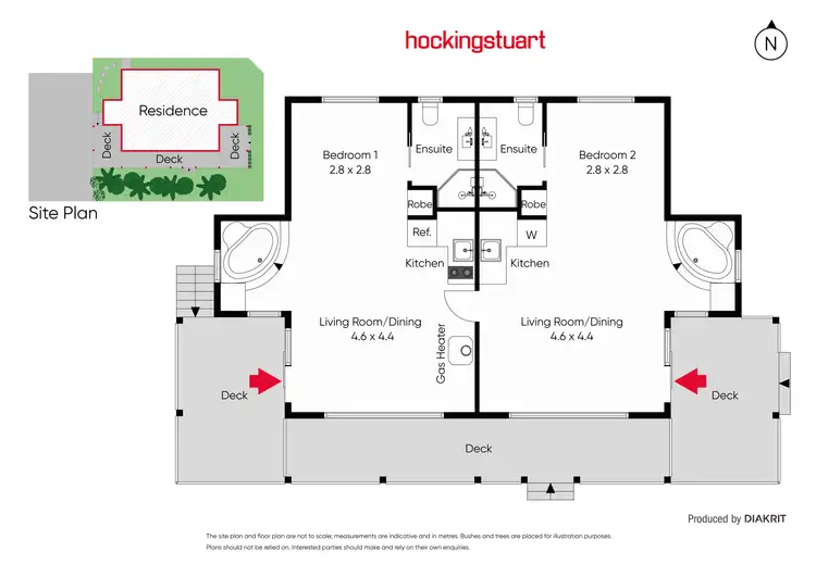 Floorplan of Homely house listing, 59a Vincent Street North, Daylesford VIC 3460