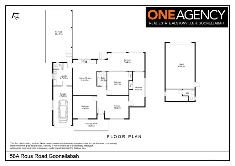Floorplan of Homely house listing, 58a Rous Road, Goonellabah NSW 2480
