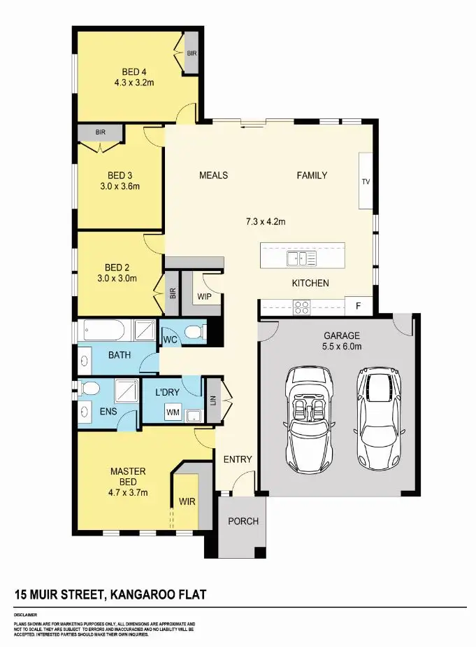 Floorplan of Homely house listing, 15 Muir Street, Kangaroo Flat VIC 3555